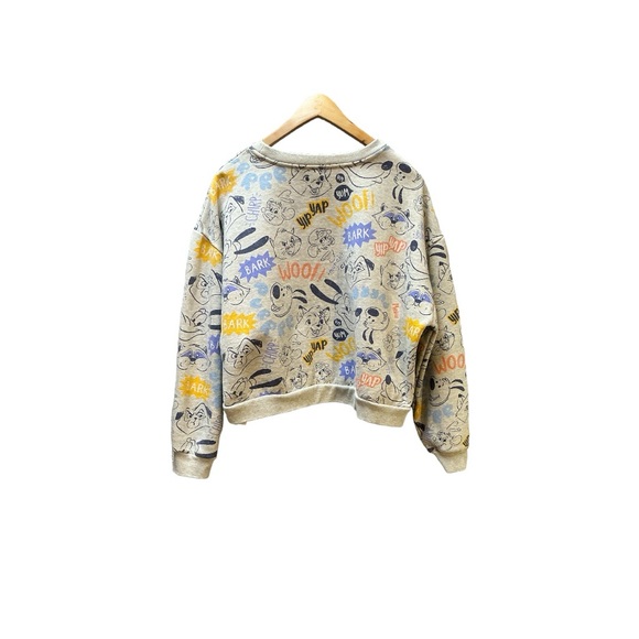 Disney Brand Critters pullover L heather fabric 80% ORGANIC cotton polyester - Picture 2 of 7